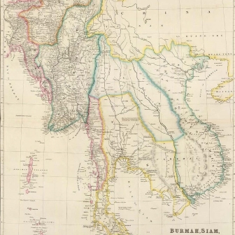 Map of South-East Asia in 1832